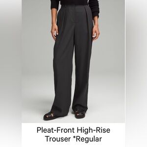 Lululemon Graphite Grey High Rise Trousers - Size 4